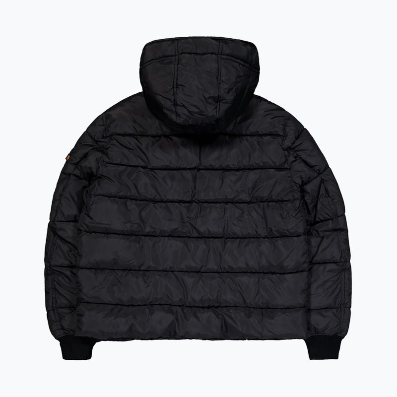 Vyriška striukė Alpha Industries Hooded Puffer Faux Down black 9