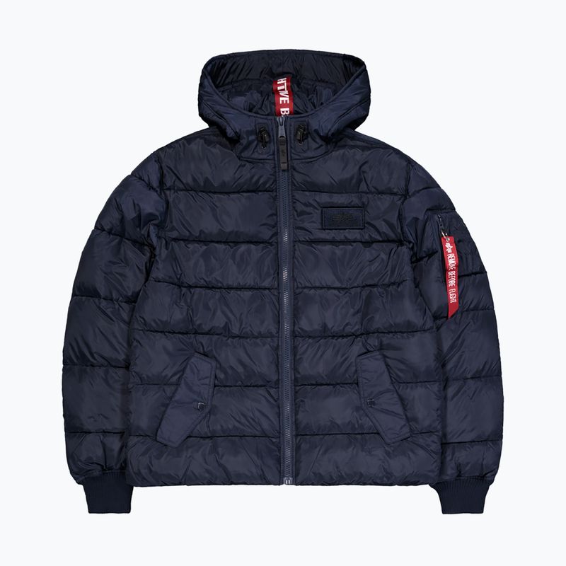 Vyriška striukė Alpha Industries Hooded Puffer Faux Down rep.blue 5