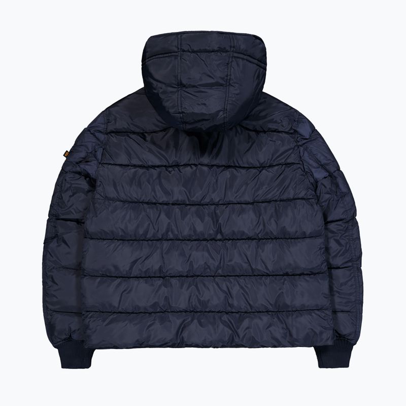 Vyriška striukė Alpha Industries Hooded Puffer Faux Down rep.blue 6