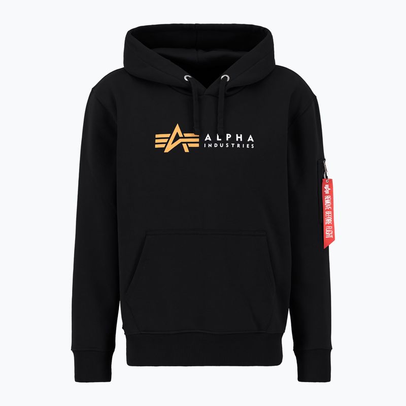 Vyriškas džemperis Alpha Industries Alpha Label black