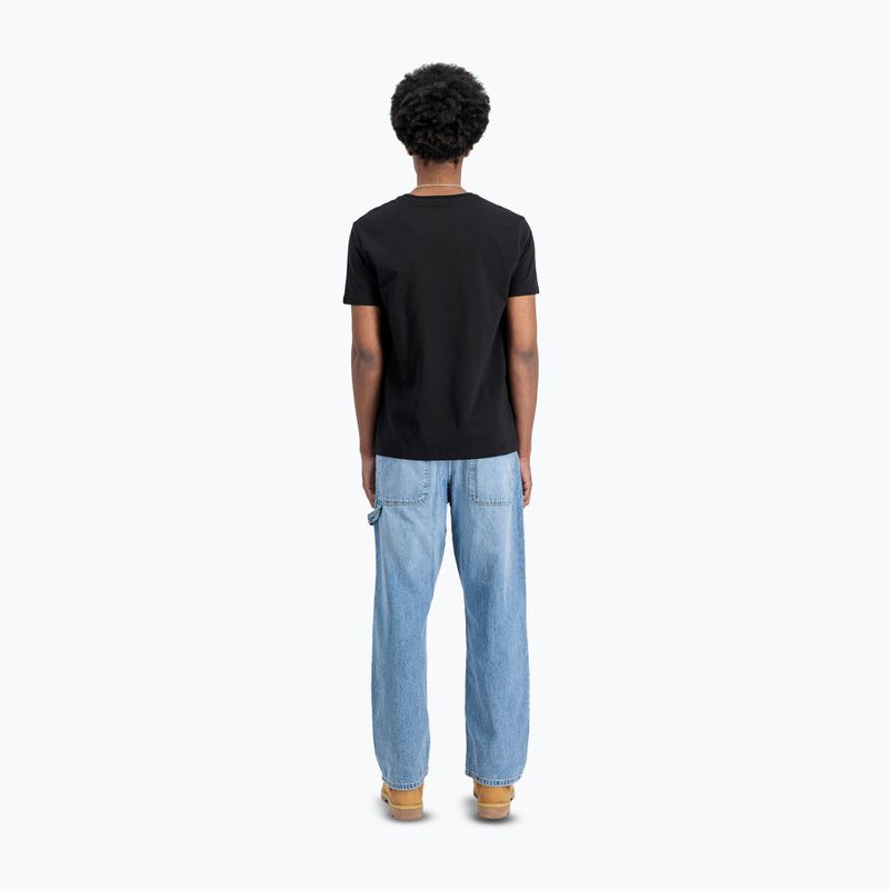 Vyriški marškinėliai Alpha Industries Basic Mid Logo black 3