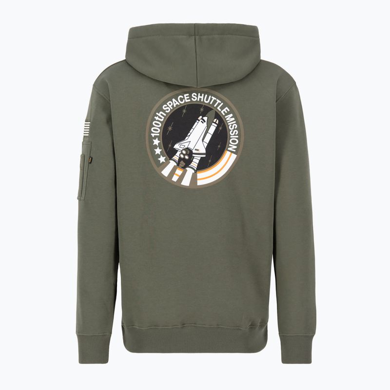 Vyriškas džemperis Alpha Industries Space Shuttle dark olive 2