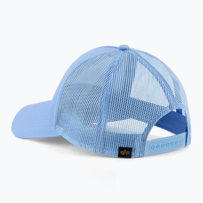Vyriška kepuraitė su snapeliu Alpha Industries Basic Trucker light blue 2