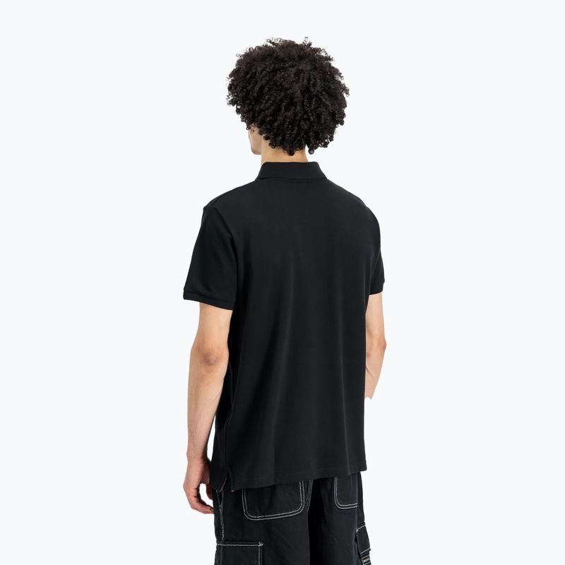 Alpha Industries Basic Polo Small Logo marškinėliai juodi 3