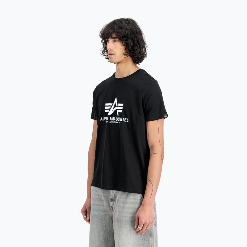 Vyriški marškinėliai Alpha Industries Basic T (2 vnt.) black 4