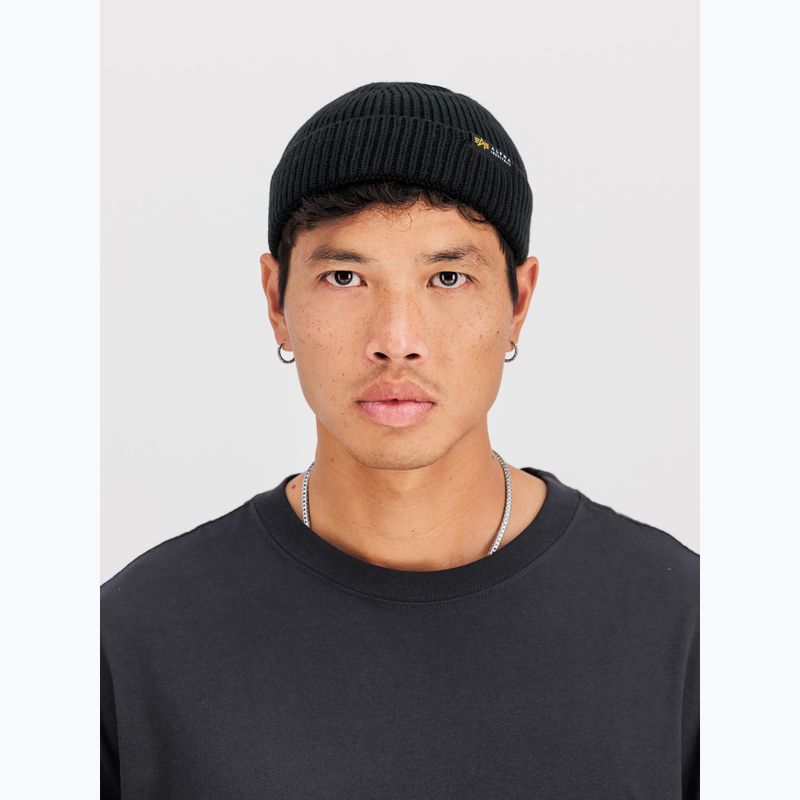Kepurė Alpha Industries Dockers Beanie black 4