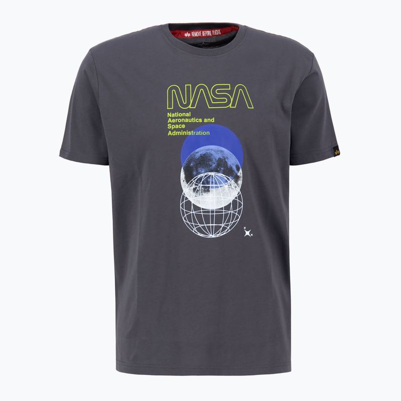 Vyriški marškinėliai Alpha Industries NASA Orbit T vintage grey 3