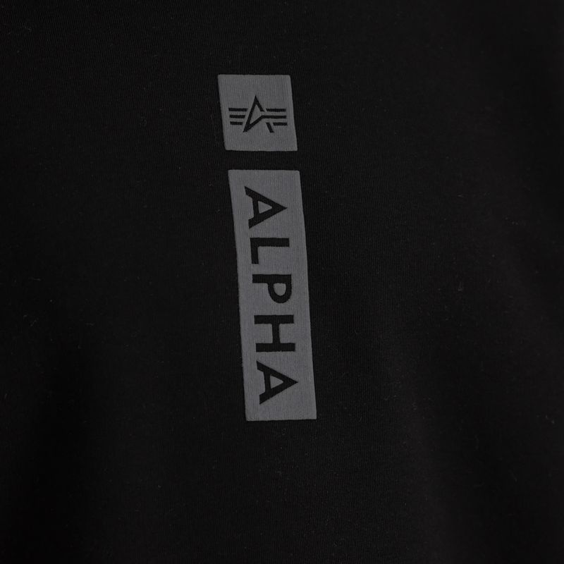 Vyriškas džemperis Alpha Industries Reflective Print Sweater black 6
