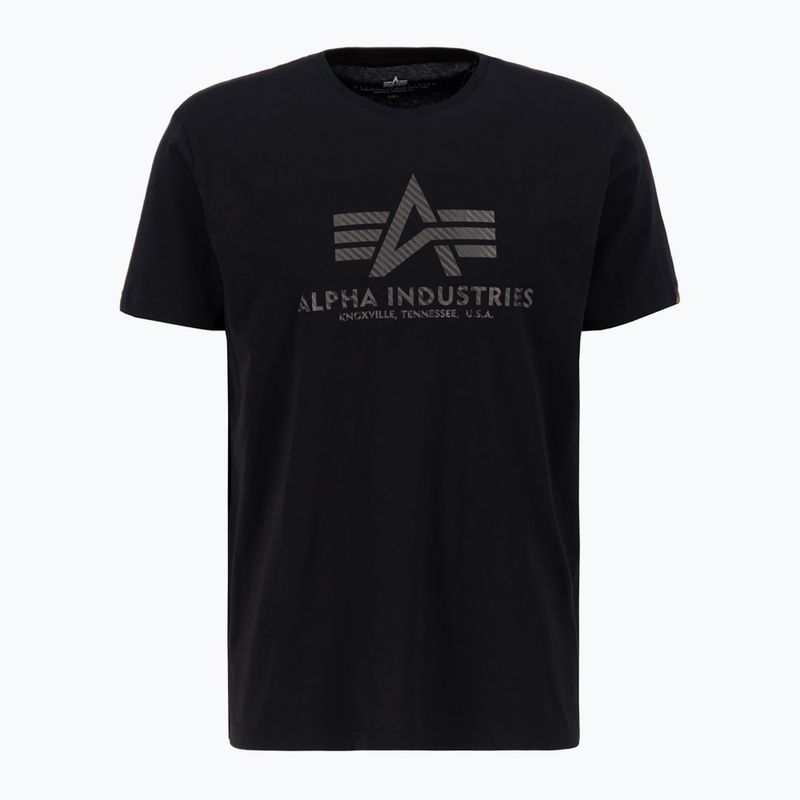 Vyriški marškinėliai Alpha Industries Basic T Carbon black