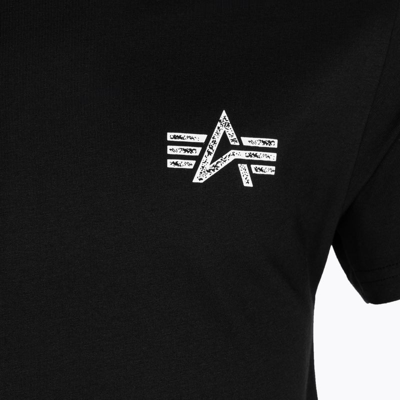 Vyriški marškinėliai Alpha Industries Signature BP T black 3