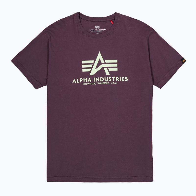 Vyriški marškinėliai Alpha Industries Basic plum