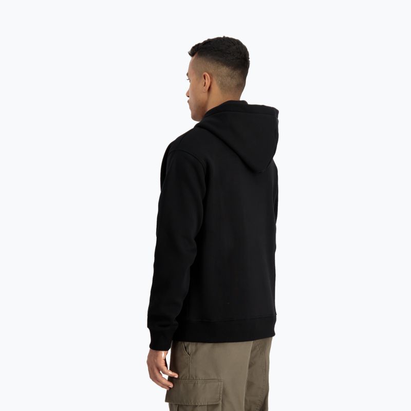 Vyriškas džemperis Alpha Industries Basic Hoodie TPU black/chrome 4