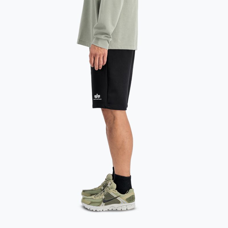 Vyriški šortai Alpha Industries Basic Small Logo II black 5