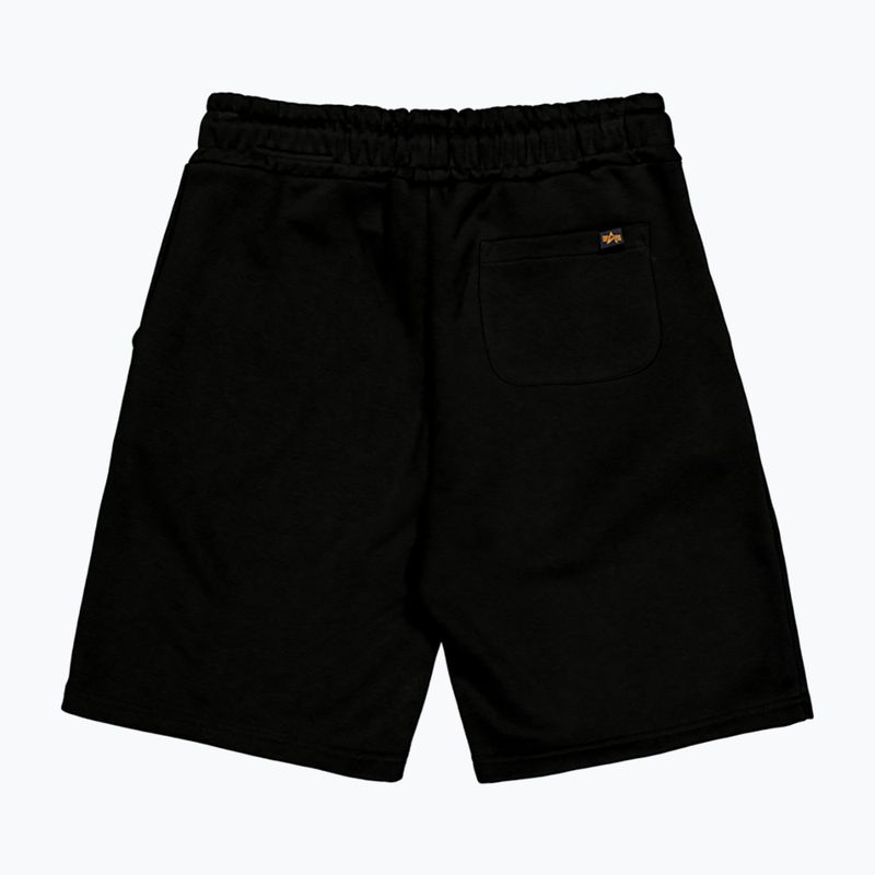 Vyriški šortai Alpha Industries Basic Small Logo II black 9
