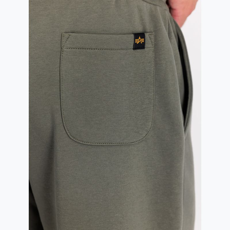 Vyriški šortai Alpha Industries Basic Small Logo II dark olive 7