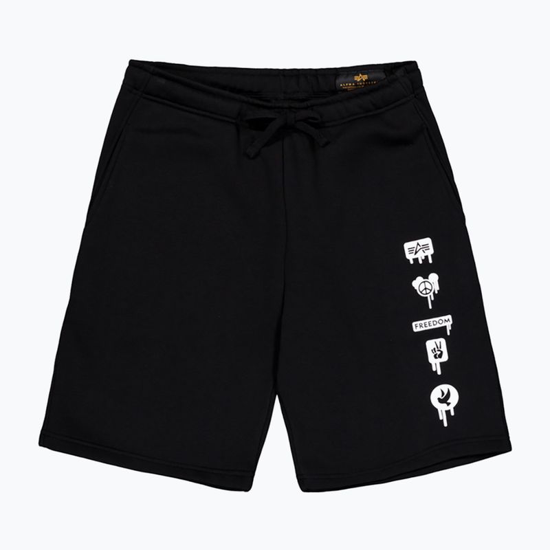 Vyriški šortai Alpha Industries Freedom Jogger balck 7