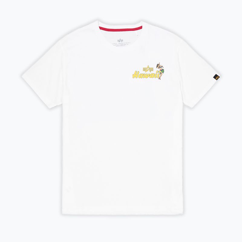 Vyriški marškinėliai Alpha Industries Pearl Harbor Back Print white 5