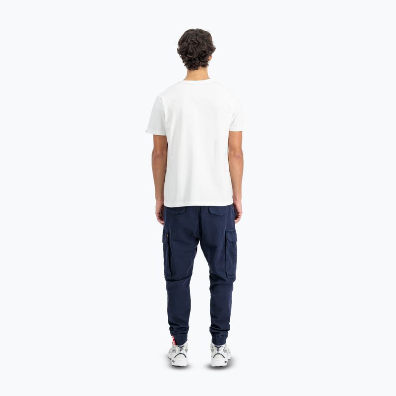 Vyriški marškinėliai Alpha Industries Hawaii white 3
