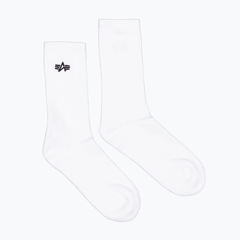 Vyriškos kojinės Alpha Industries Basic 3 poros white 2