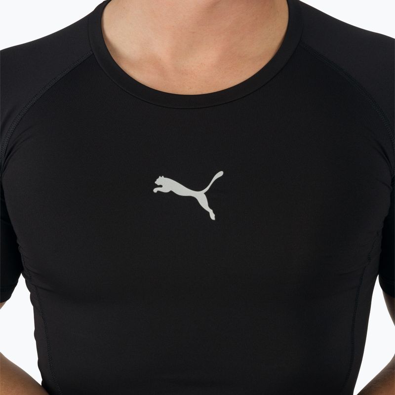 PUMA vyriški futbolo marškinėliai Liga Baselayer Tee black 655918 03 4