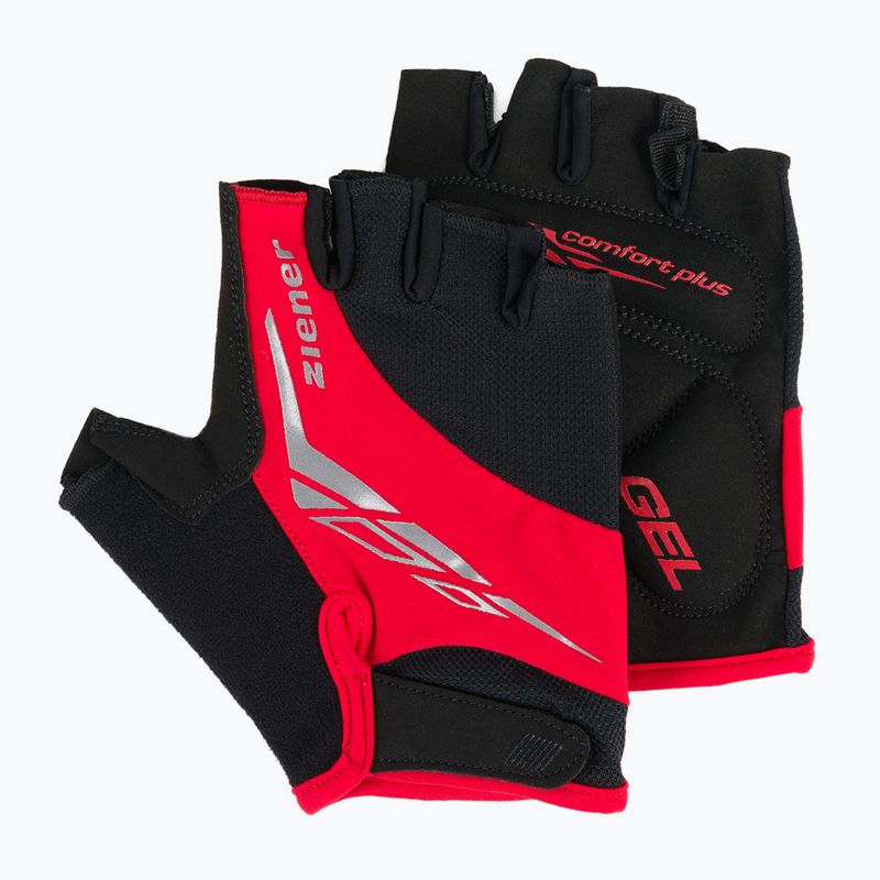 ZIENER MTB dviratininkų pirštinės Ceniz GELshock red Z-988205/888