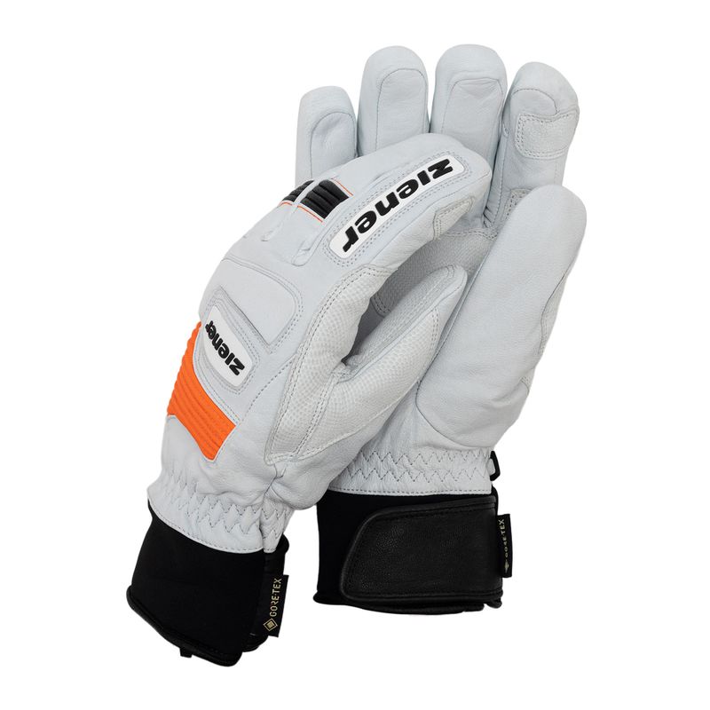 Vyriškos slidinėjimo pirštinės ZIENER Guard GTX + Gore Grip PR white 801019