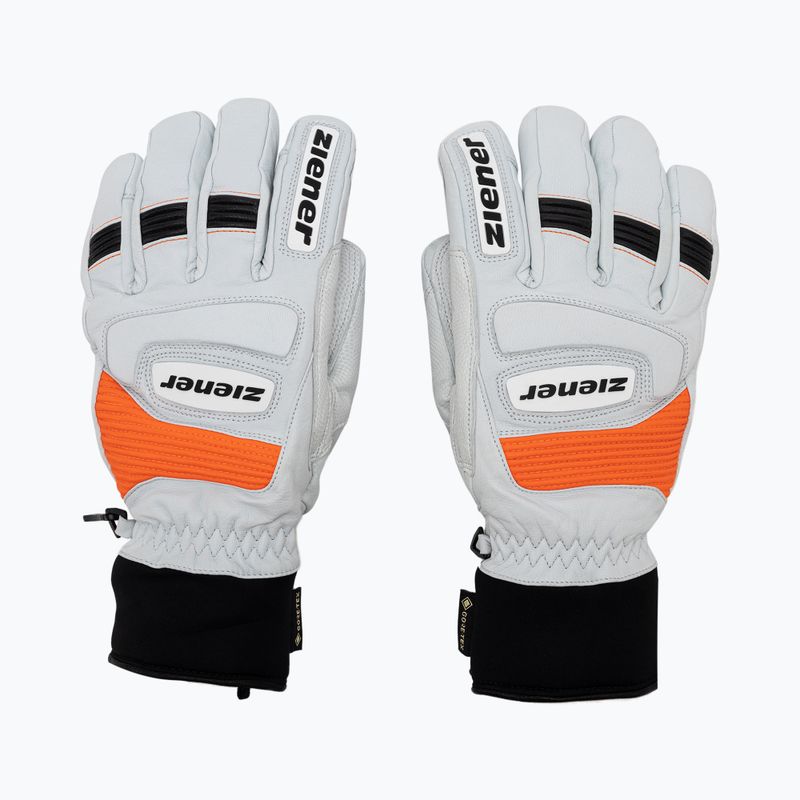 Vyriškos slidinėjimo pirštinės ZIENER Guard GTX + Gore Grip PR white 801019 2
