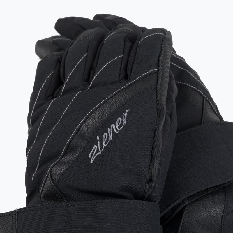 Moteriškos snieglenčių pirštinės ZIENER Milana As black 801723.12 4