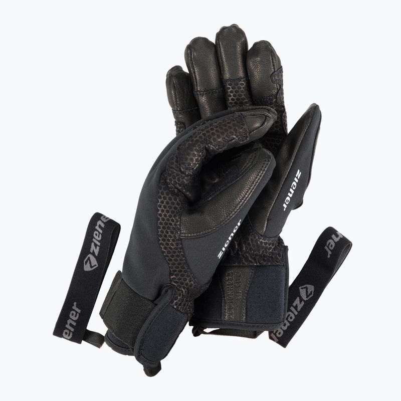 ZIENER Alpinistinės pirštinės Gaminus As Pr juoda 801411.12