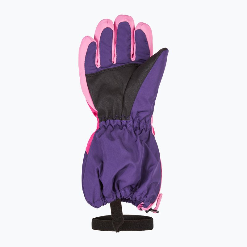 Vaikiškos slidininkų pirštinės ZIENER Levio As Minis dark purple 3