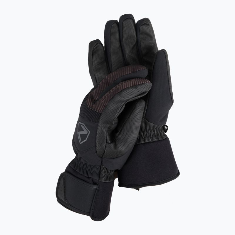 Vyriškos slidinėjimo pirštinės ZIENER Ginx As Aw black 801066.12