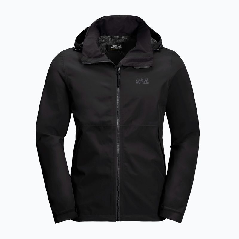 Jack Wolfskin vyriška hardshello striukė Evandale black 1111131_6000 5