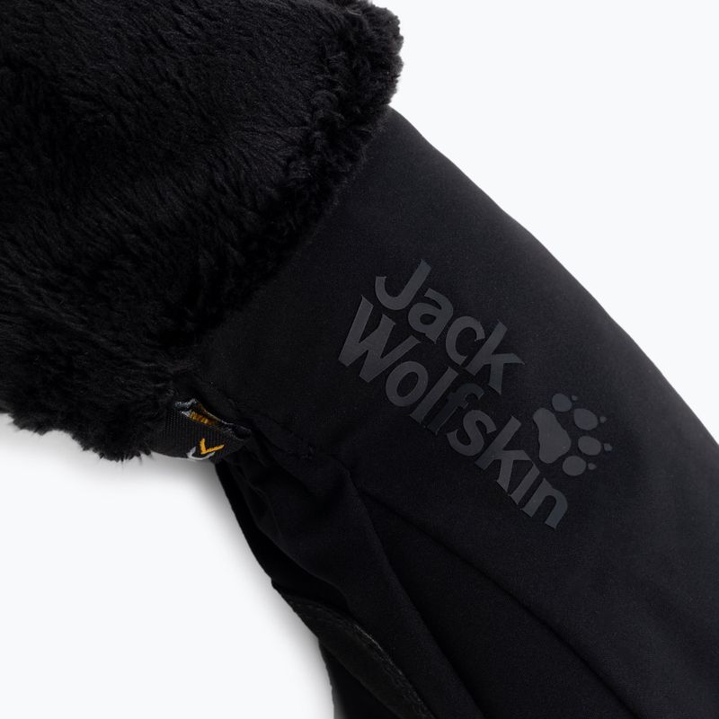 Jack Wolfskin moteriškos trekingo pirštinės Stormlock Highloft juodos 1907831_6000_004 4