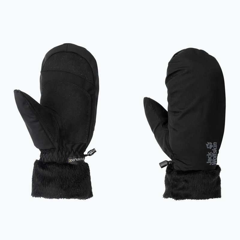 Jack Wolfskin moteriškos trekingo pirštinės Stormlock Highloft juodos 1907831_6000_004 6