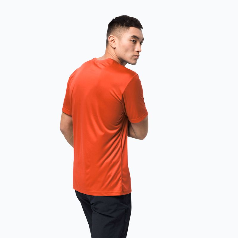 Jack Wolfskin vyriški trekingo marškinėliai Tech orange 1807071_3017 2