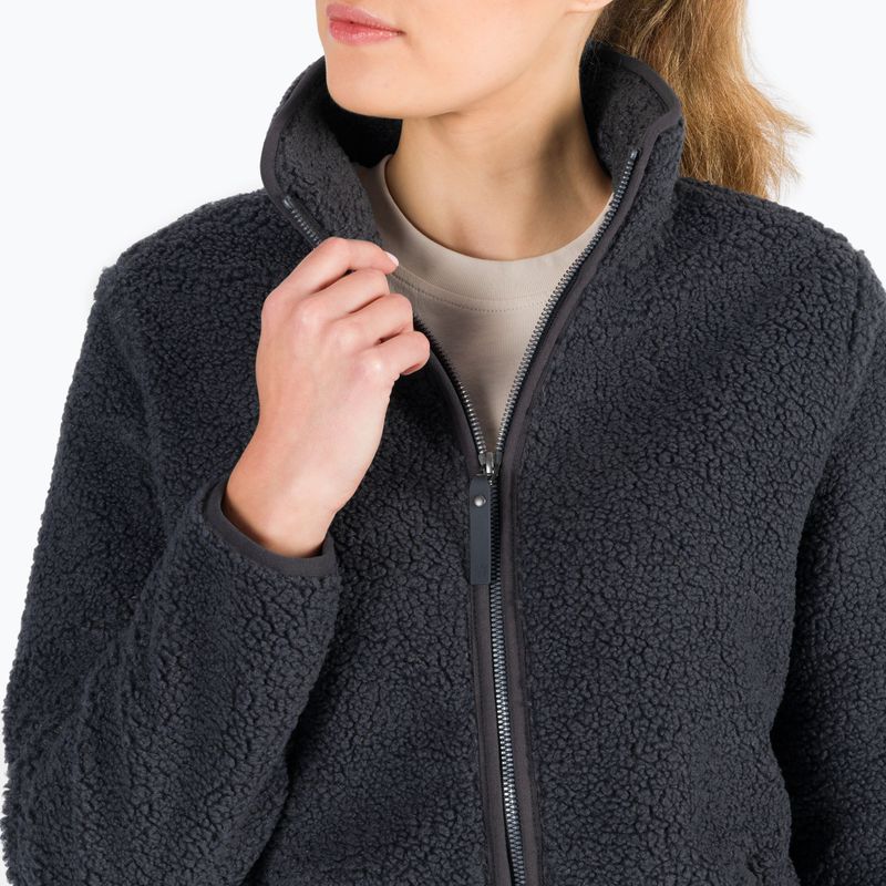 Jack Wolfskin moteriškas vilnonis džemperis High Cloud pilkas 1708731 6