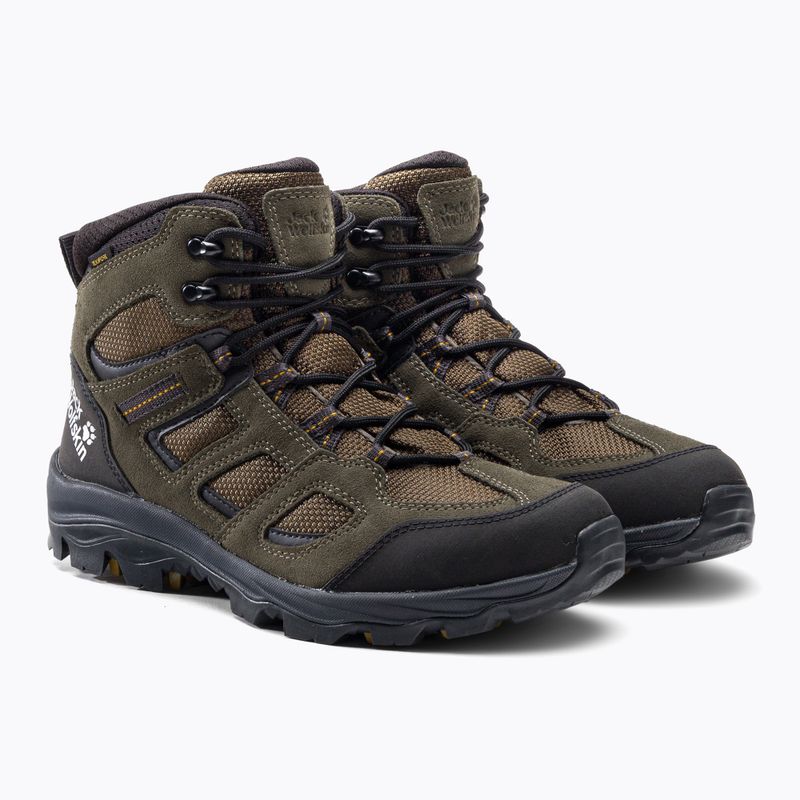 Jack Wolfskin vyriški trekingo batai Vojo 3 Texapore Mid rudos spalvos 4042461 5