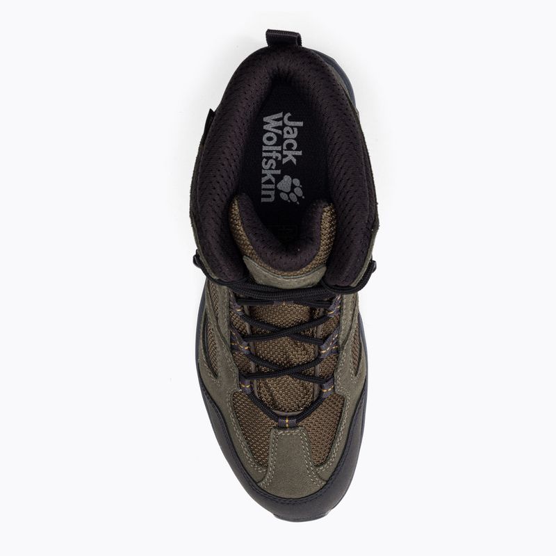 Jack Wolfskin vyriški trekingo batai Vojo 3 Texapore Mid rudos spalvos 4042461 6