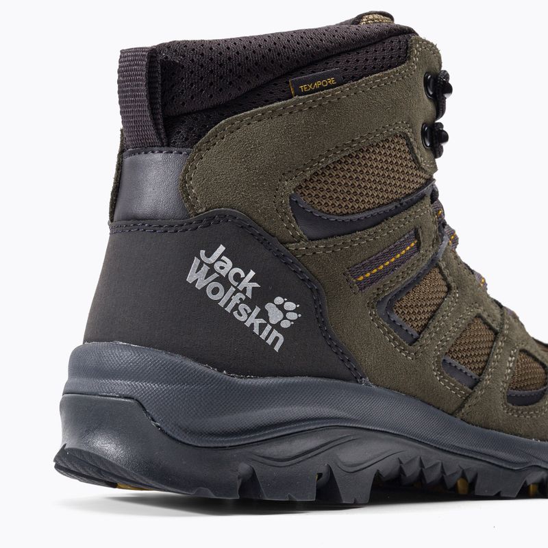 Jack Wolfskin vyriški trekingo batai Vojo 3 Texapore Mid rudos spalvos 4042461 8