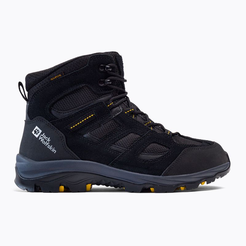 Jack Wolfskin vyriški trekingo batai Vojo 3 Texapore Mid black 4042461 2