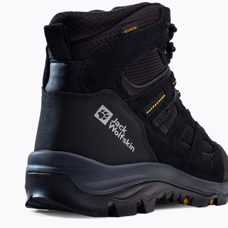 Jack Wolfskin vyriški trekingo batai Vojo 3 Texapore Mid black 4042461 7