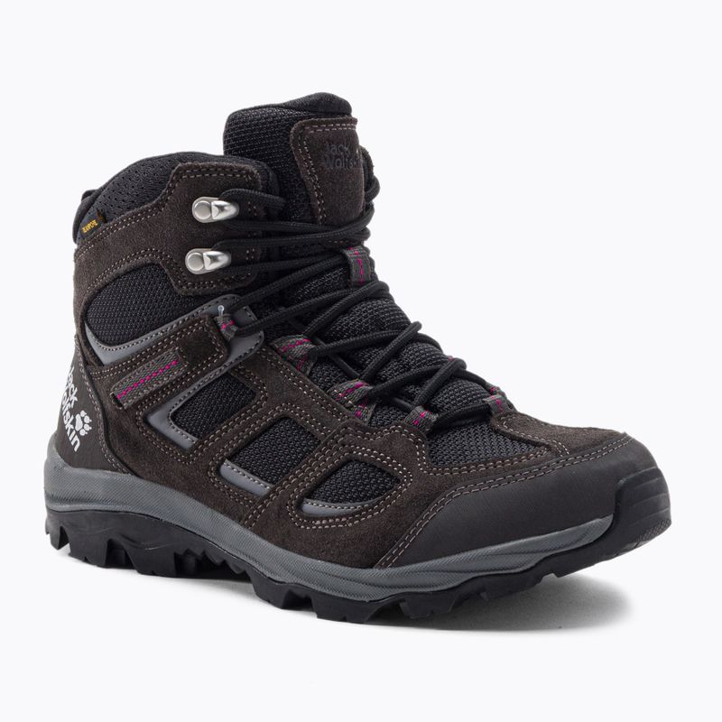 Jack Wolfskin moteriški trekingo batai Vojo 3 Texapore Mid pilki 4042471_6157
