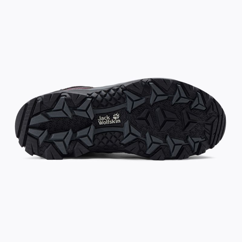 Jack Wolfskin moteriški trekingo batai Vojo 3 Texapore Mid pilki 4042471_6157 4