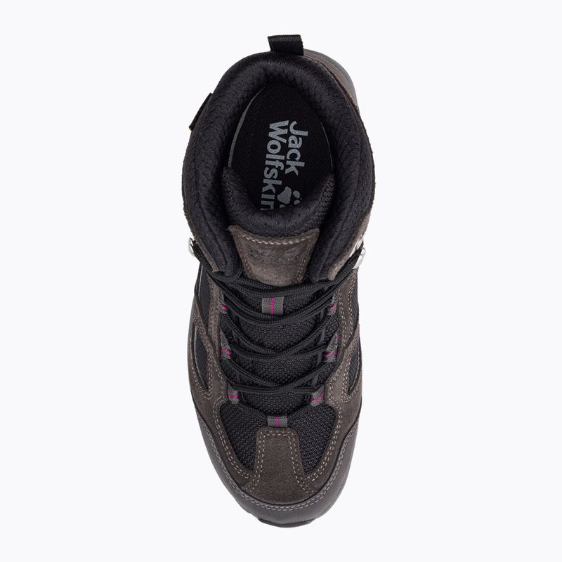 Jack Wolfskin moteriški trekingo batai Vojo 3 Texapore Mid pilki 4042471_6157 6