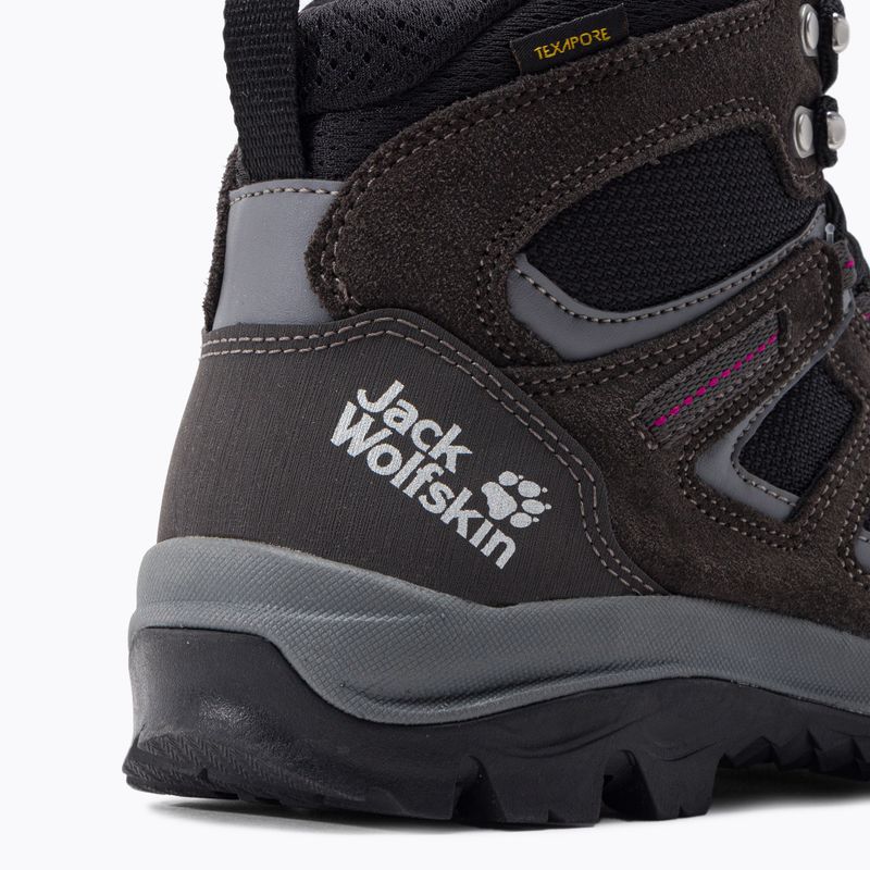 Jack Wolfskin moteriški trekingo batai Vojo 3 Texapore Mid pilki 4042471_6157 7