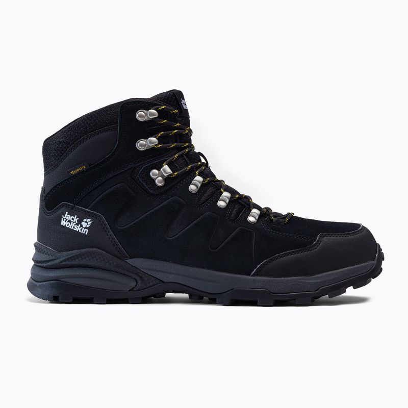 Jack Wolfskin vyriški trekingo batai Refugio Texapore Mid black 4049841 2