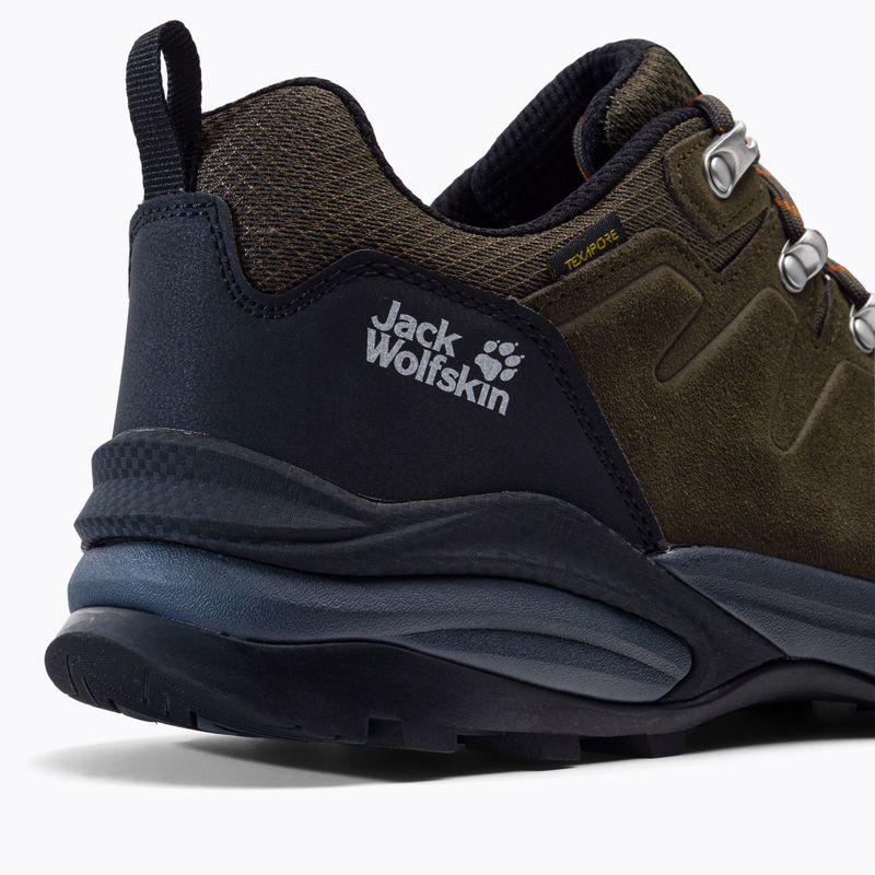 Jack Wolfskin vyriški Refugio Texapore Low žygio batai žalia/juoda 4049851 7