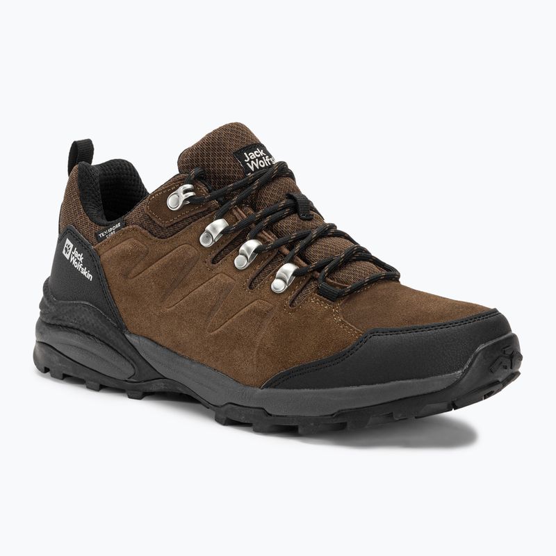 Jack Wolfskin Refugio Texapore Low rudi/phantom vyriški trekingo batai