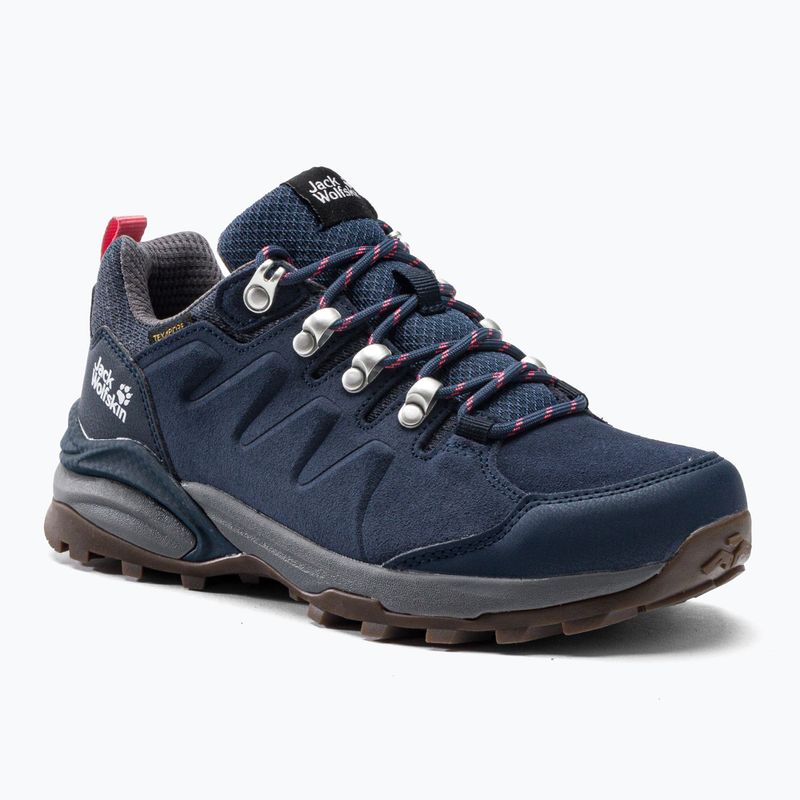 Jack Wolfskin moteriški trekingo batai Refugio Texapore Low navy blue 4050821