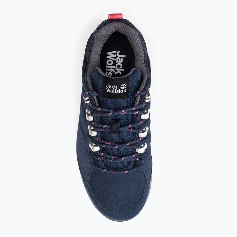 Jack Wolfskin moteriški trekingo batai Refugio Texapore Low navy blue 4050821 6